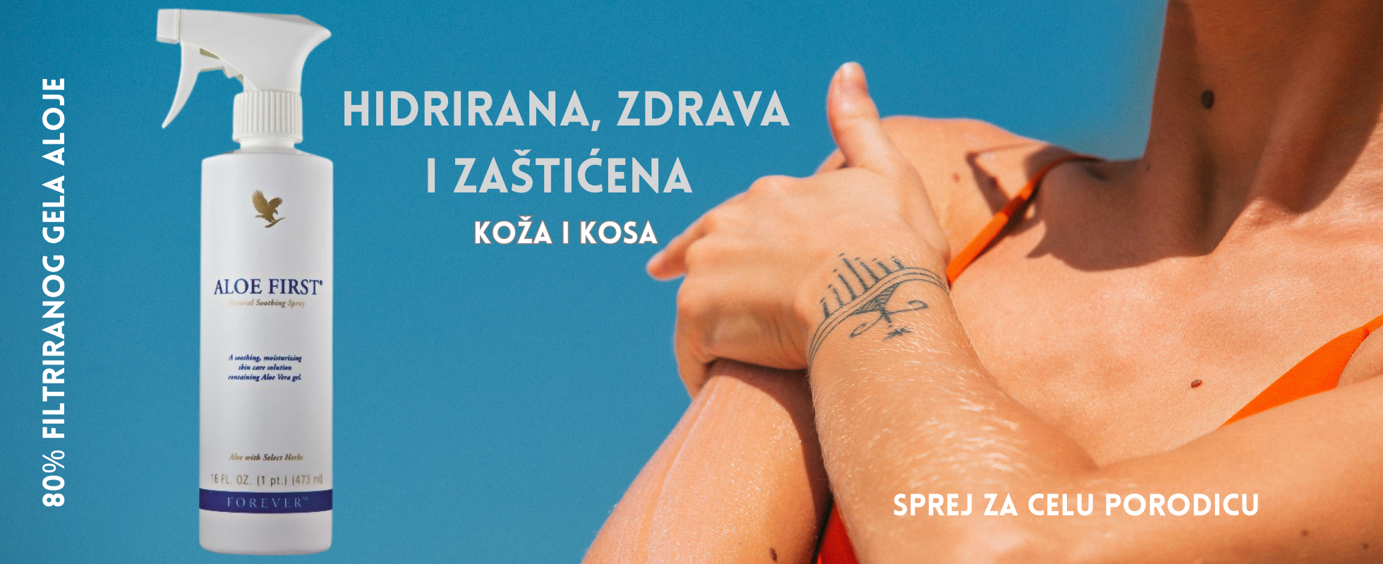 FIRST SPREJ ZA KOŽU I KOSU, ZA CELU PORODICU